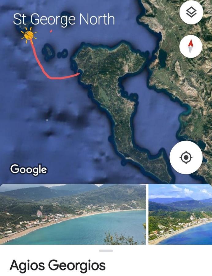 Apartmán Corfu Escape Five Agios Georgios Pagon Exteriér fotografie